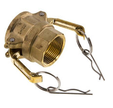 Camlock DN 32 (1 1/4'') Messing-Kupplung Rp 1 1/4'' Innengewinde Typ D MIL-C-27487