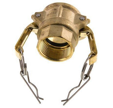 Camlock DN 32 (1 1/4'') Messing-Kupplung Rp 1 1/4'' Innengewinde Typ D MIL-C-27487