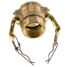 Camlock DN 32 (1 1/4'') Messing-Kupplung Rp 1 1/4'' Innengewinde Typ D MIL-C-27487