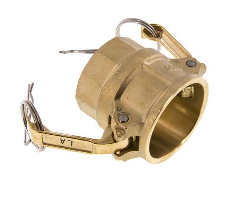 Camlock DN 40 (1 1/2'') Messing-Kupplung Rp 1 1/2'' Innengewinde Typ D MIL-C-27487