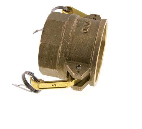Camlock DN 75 (3'') Messing-Kupplung Rp 3'' Innengewinde Typ D MIL-C-27487