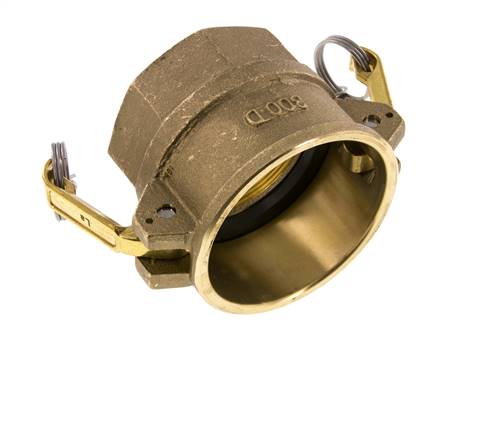 Camlock DN 75 (3'') Messing-Kupplung Rp 3'' Innengewinde Typ D MIL-C-27487