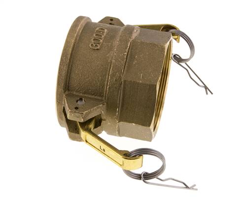 Camlock DN 75 (3'') Messing-Kupplung Rp 3'' Innengewinde Typ D MIL-C-27487