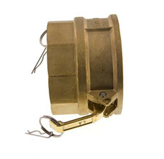 Camlock DN 90 (4'') Messing-Kupplung Rp 4'' Innengewinde Typ D MIL-C-27487