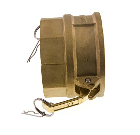 Camlock DN 90 (4'') Messing-Kupplung Rp 4'' Innengewinde Typ D MIL-C-27487