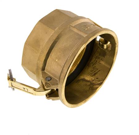 Camlock DN 90 (4'') Messing-Kupplung Rp 4'' Innengewinde Typ D MIL-C-27487