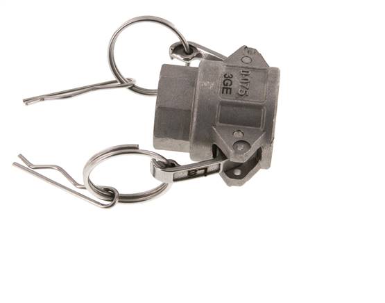 Camlock DN 20 (3/4'') Aluminium-Kupplung Rp 3/4'' Innengewinde Typ D MIL-C-27487