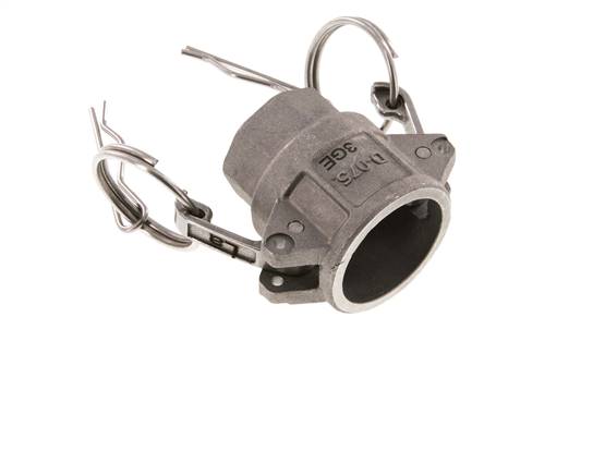 Camlock DN 20 (3/4'') Aluminium-Kupplung Rp 3/4'' Innengewinde Typ D MIL-C-27487