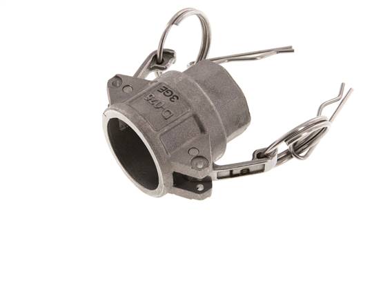 Camlock DN 20 (3/4'') Aluminium-Kupplung Rp 3/4'' Innengewinde Typ D MIL-C-27487