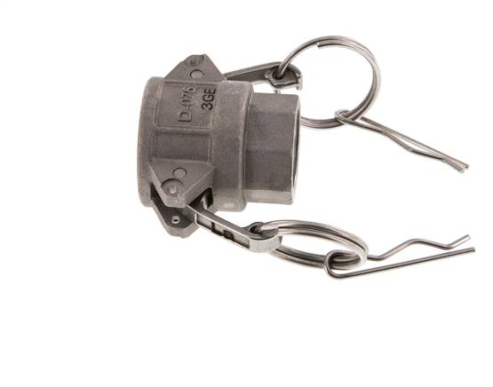 Camlock DN 20 (3/4'') Aluminium-Kupplung Rp 3/4'' Innengewinde Typ D MIL-C-27487