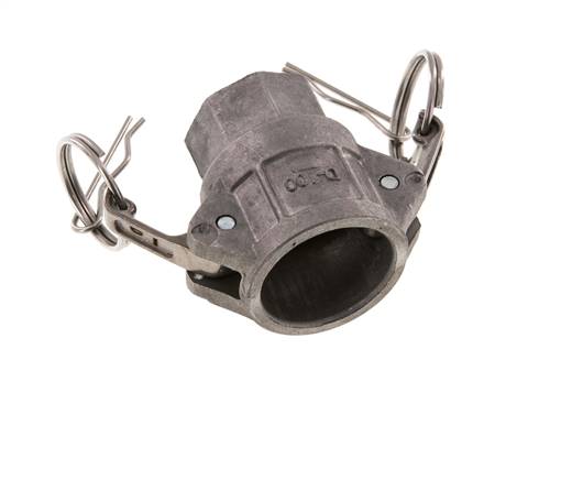Camlock DN 25 (1'') Aluminium-Kupplung Rp 1'' Innengewinde Typ D MIL-C-27487