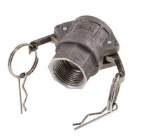 Camlock DN 25 (1'') Aluminium-Kupplung Rp 1'' Innengewinde Typ D MIL-C-27487