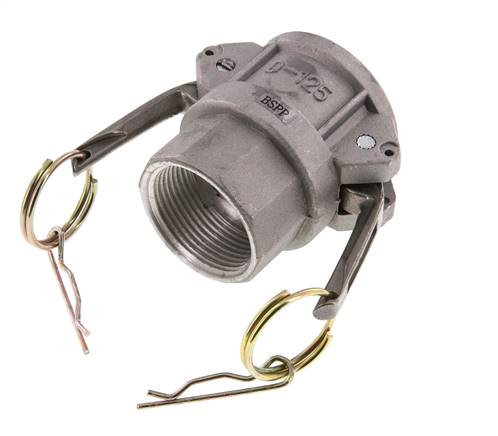 Camlock DN 32 (1 1/4'') Aluminium-Kupplung Rp 1 1/4'' Innengewinde Typ D MIL-C-27487