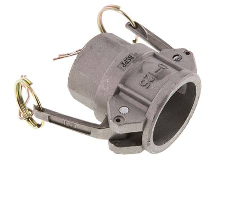 Camlock DN 32 (1 1/4'') Aluminium-Kupplung Rp 1 1/4'' Innengewinde Typ D MIL-C-27487