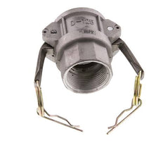 Camlock DN 32 (1 1/4'') Aluminium-Kupplung Rp 1 1/4'' Innengewinde Typ D MIL-C-27487
