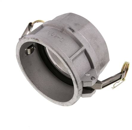 Camlock DN 90 (4'') Aluminium-Kupplung Rp 4'' Innengewinde Typ D MIL-C-27487