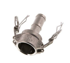 Camlock DN 20 (3/4'') Edelstahlkupplung Schlauchsäule (19 mm) Typ C MIL-C-27487