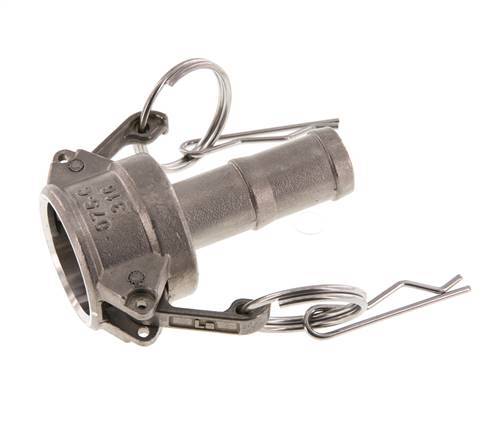 Camlock DN 20 (3/4'') Edelstahlkupplung Schlauchsäule (19 mm) Typ C MIL-C-27487