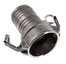 Camlock DN 75 (3'') Edelstahlkupplung Schlauchsäule (75 mm) Typ C MIL-C-27487