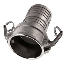 Camlock DN 75 (3'') Edelstahlkupplung Schlauchsäule (75 mm) Typ C MIL-C-27487