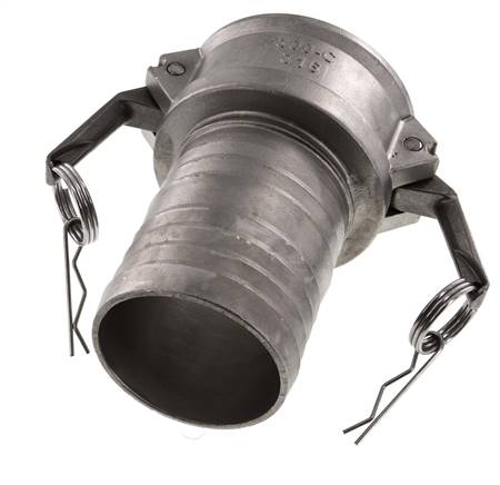 Camlock DN 75 (3'') Edelstahlkupplung Schlauchsäule (75 mm) Typ C MIL-C-27487