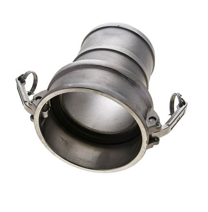 Camlock DN 120 (5'') Edelstahlkupplung Schlauchsäule (127 mm) Typ C MIL-C-27487