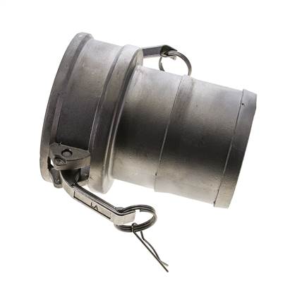 Camlock DN 120 (5'') Edelstahlkupplung Schlauchsäule (127 mm) Typ C MIL-C-27487