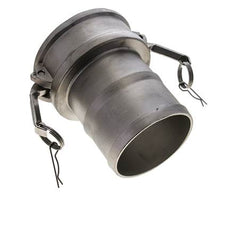 Camlock DN 120 (5'') Edelstahlkupplung Schlauchsäule (127 mm) Typ C MIL-C-27487