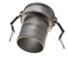 Camlock DN 120 (5'') Edelstahlkupplung Schlauchsäule (127 mm) Typ C MIL-C-27487