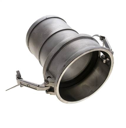 Camlock DN 120 (5'') Edelstahlkupplung Schlauchsäule (127 mm) Typ C MIL-C-27487