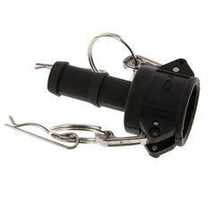Camlock DN 20 (3/4'') Polypropylen-Kupplung Schlauchpfeiler (19 mm) Typ C MIL-C-27487