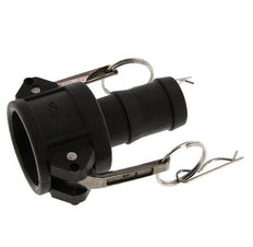 Camlock DN 32 (1 1/4'') Polypropylen-Kupplung Schlauchpfeiler (32 mm) Typ C MIL-C-27487