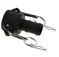 Camlock DN 32 (1 1/4'') Polypropylen-Kupplung Schlauchpfeiler (32 mm) Typ C MIL-C-27487