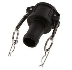 Camlock DN 32 (1 1/4'') Polypropylen-Kupplung Schlauchpfeiler (32 mm) Typ C MIL-C-27487