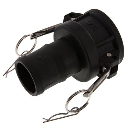Camlock DN 50 (2'') Polypropylen-Kupplung Schlauchpfeiler (50 mm) Typ C MIL-C-27487