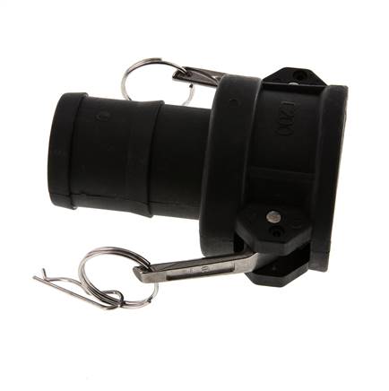 Camlock DN 50 (2'') Polypropylen-Kupplung Schlauchpfeiler (50 mm) Typ C MIL-C-27487