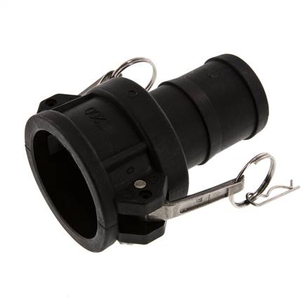 Camlock DN 50 (2'') Polypropylen-Kupplung Schlauchpfeiler (50 mm) Typ C MIL-C-27487