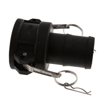 Camlock DN 50 (2'') Polypropylen-Kupplung Schlauchpfeiler (50 mm) Typ C MIL-C-27487