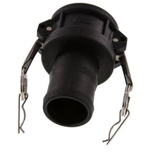 Camlock DN 50 (2'') Polypropylen-Kupplung Schlauchpfeiler (50 mm) Typ C MIL-C-27487