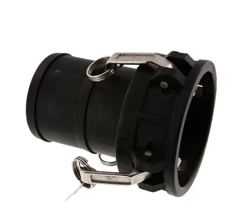 Camlock DN 90 (4'') Polypropylen-Kupplung Schlauchpfeiler (100 mm) Typ C MIL-C-27487