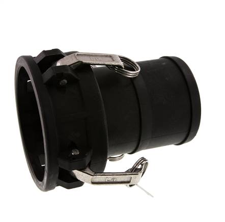 Camlock DN 90 (4'') Polypropylen-Kupplung Schlauchpfeiler (100 mm) Typ C MIL-C-27487