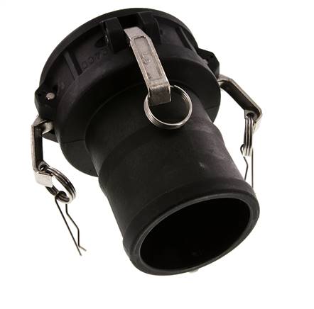 Camlock DN 90 (4'') Polypropylen-Kupplung Schlauchpfeiler (100 mm) Typ C MIL-C-27487