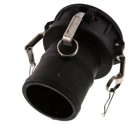 Camlock DN 90 (4'') Polypropylen-Kupplung Schlauchpfeiler (100 mm) Typ C MIL-C-27487