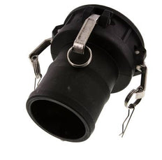 Camlock DN 90 (4'') Polypropylen-Kupplung Schlauchpfeiler (100 mm) Typ C MIL-C-27487