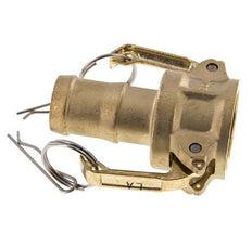 Camlock DN 32 (1 1/4'') Messing-Kupplung Schlauchpfeiler (32 mm) Typ C MIL-C-27487