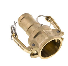 Camlock DN 32 (1 1/4'') Messing-Kupplung Schlauchpfeiler (32 mm) Typ C MIL-C-27487