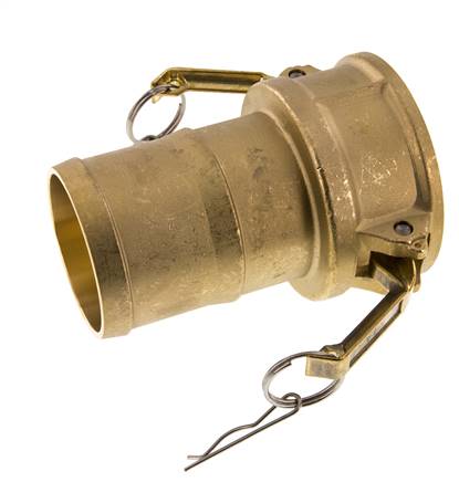 Camlock DN 120 (5'') Messing-Kupplung Schlauchpfeiler (127 mm) Typ C MIL-C-27487