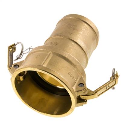 Camlock DN 120 (5'') Messing-Kupplung Schlauchpfeiler (127 mm) Typ C MIL-C-27487