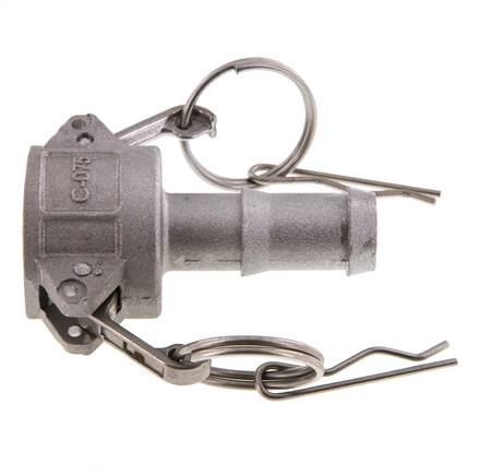 Camlock DN 20 (3/4'') Aluminium-Kupplung Schlauchpfeiler (19 mm) Typ C MIL-C-27487