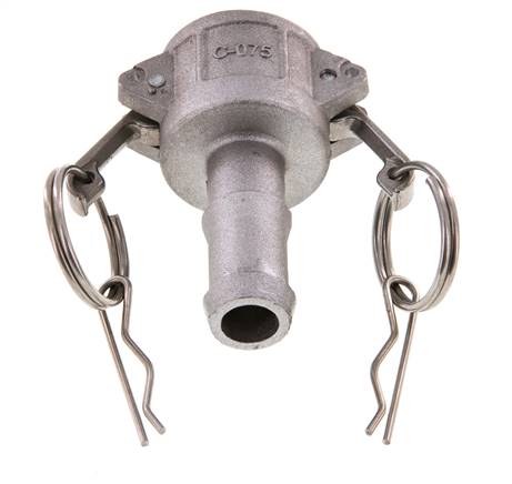 Camlock DN 20 (3/4'') Aluminium-Kupplung Schlauchpfeiler (19 mm) Typ C MIL-C-27487